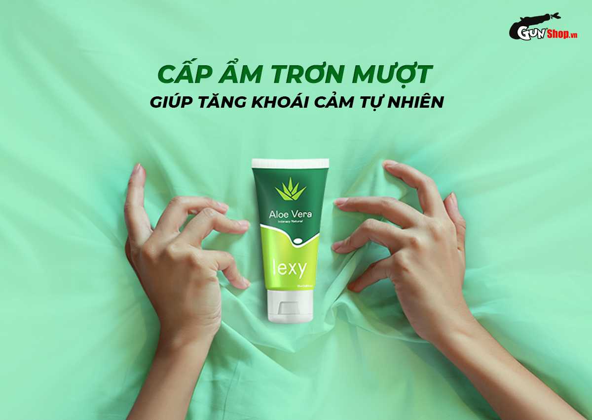 Gel bôi trơn tinh chất lô hội Lexy Aloe chính hãng, giá rẻ tại Gunshop