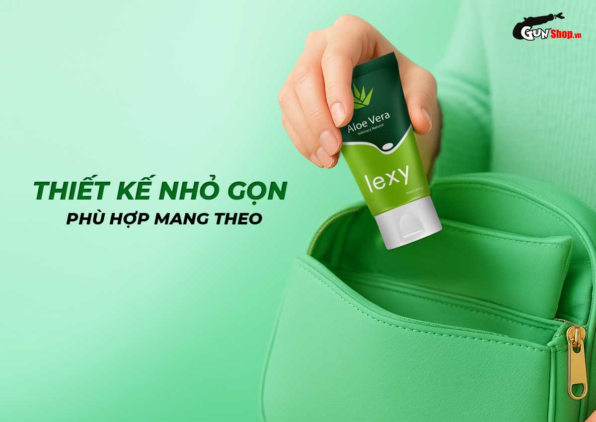 Gel bôi trơn tinh chất lô hội Lexy Aloe chính hãng, giá rẻ tại Gunshop