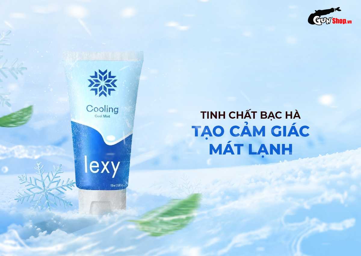 Gel bôi trơn mát lạnh Lexy Cooling chính hãng, giá rẻ tại Gunshop