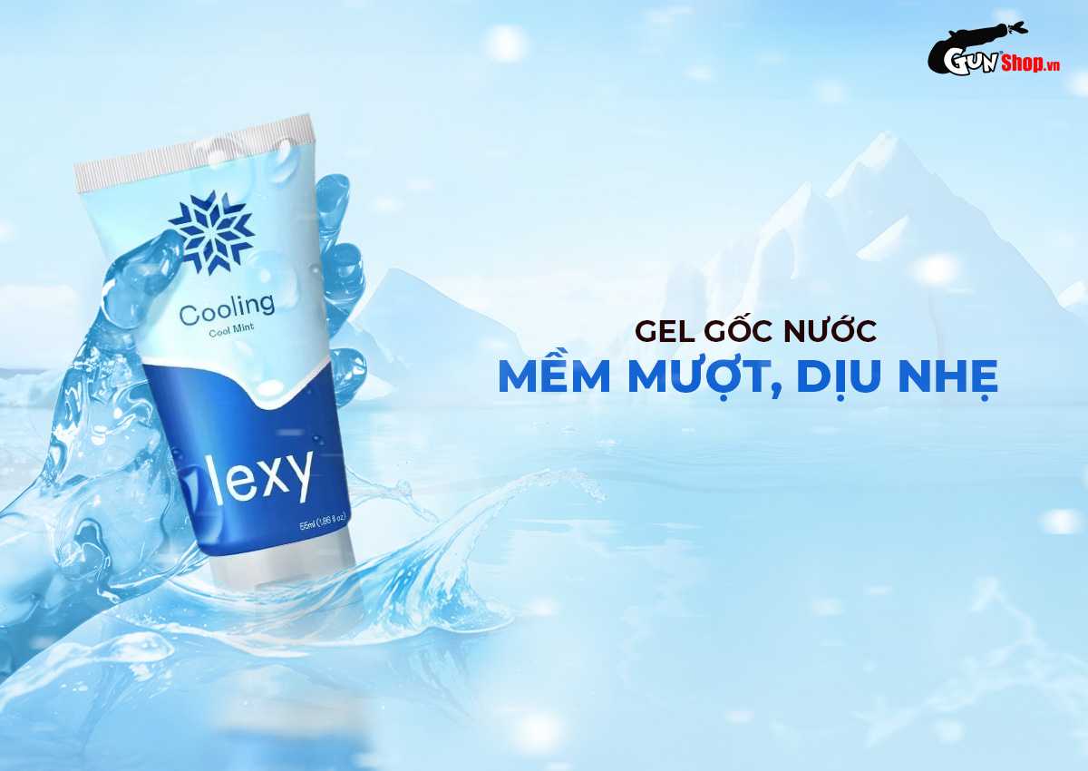 Gel bôi trơn mát lạnh Lexy Cooling chính hãng, giá rẻ tại Gunshop