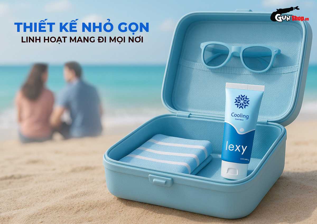 Gel bôi trơn mát lạnh Lexy Cooling chính hãng, giá rẻ tại Gunshop