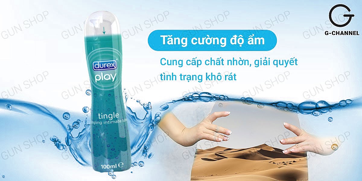 Gel bôi trơn mát lạnh Durex Tingle