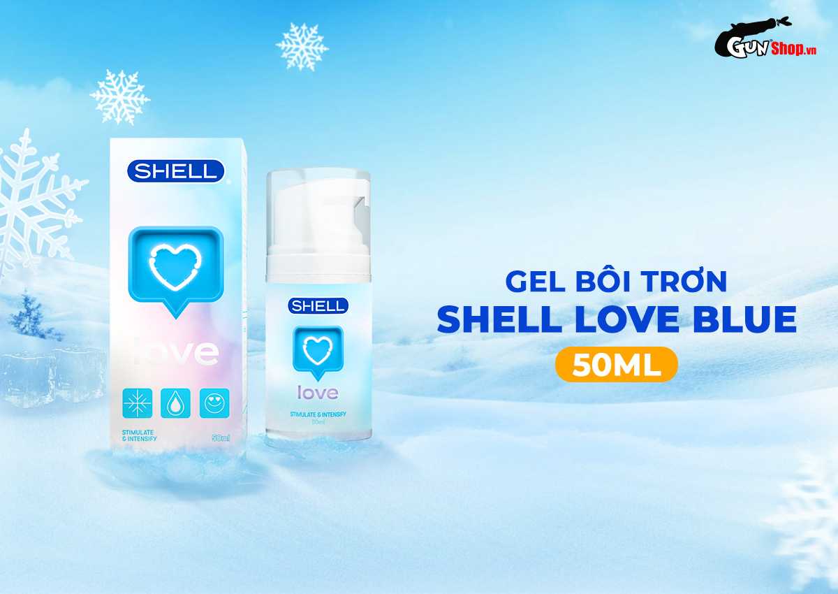 Gel bôi trơn se khít âm đạo Shell Love Blue chính hãng tại Gunshop