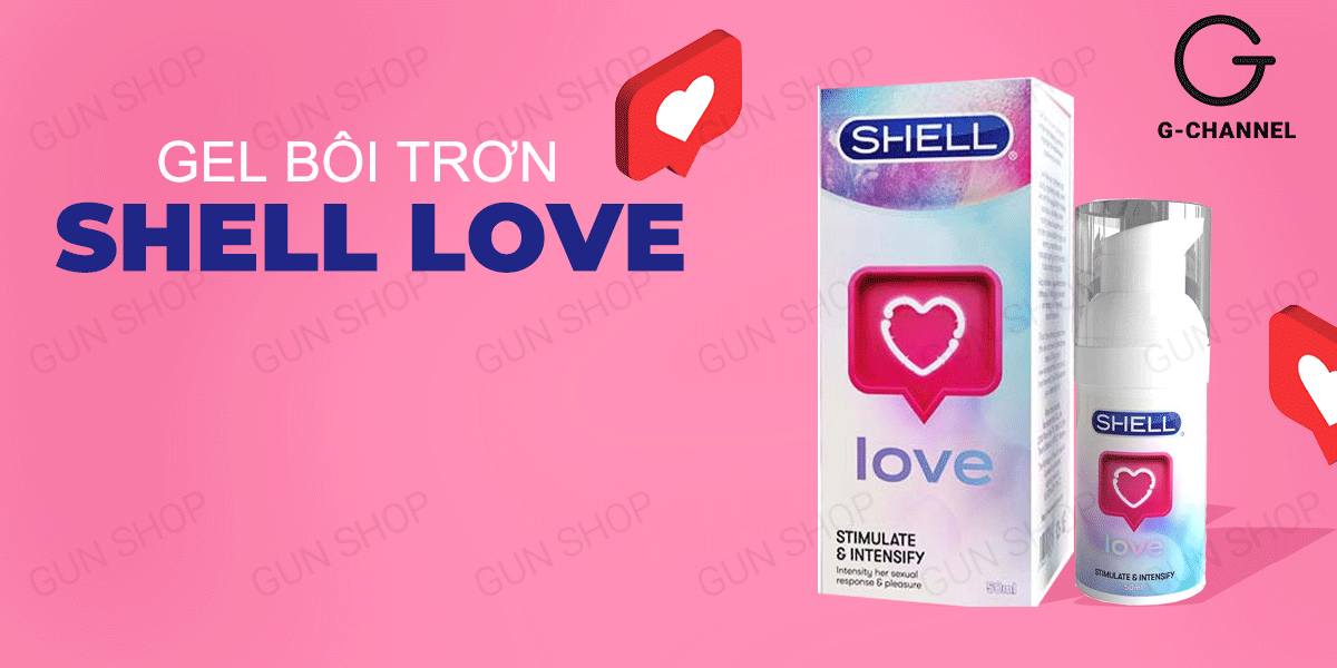 gel bôi trơn Shell Love chính hãng cao cấp tại gunshop.vn