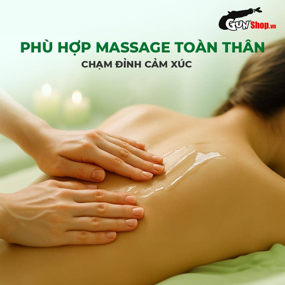 Gel bôi trơn Shell Play Massage 2 in 1 Aloe Vera chính hãng tại Gunshop