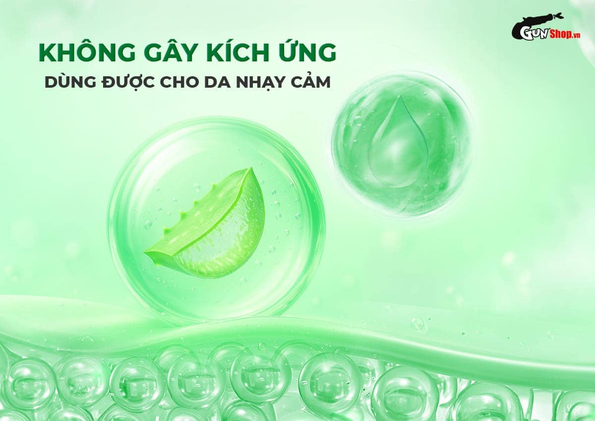 Gel bôi trơn Shell Play Massage 2 in 1 Aloe Vera chính hãng tại Gunshop