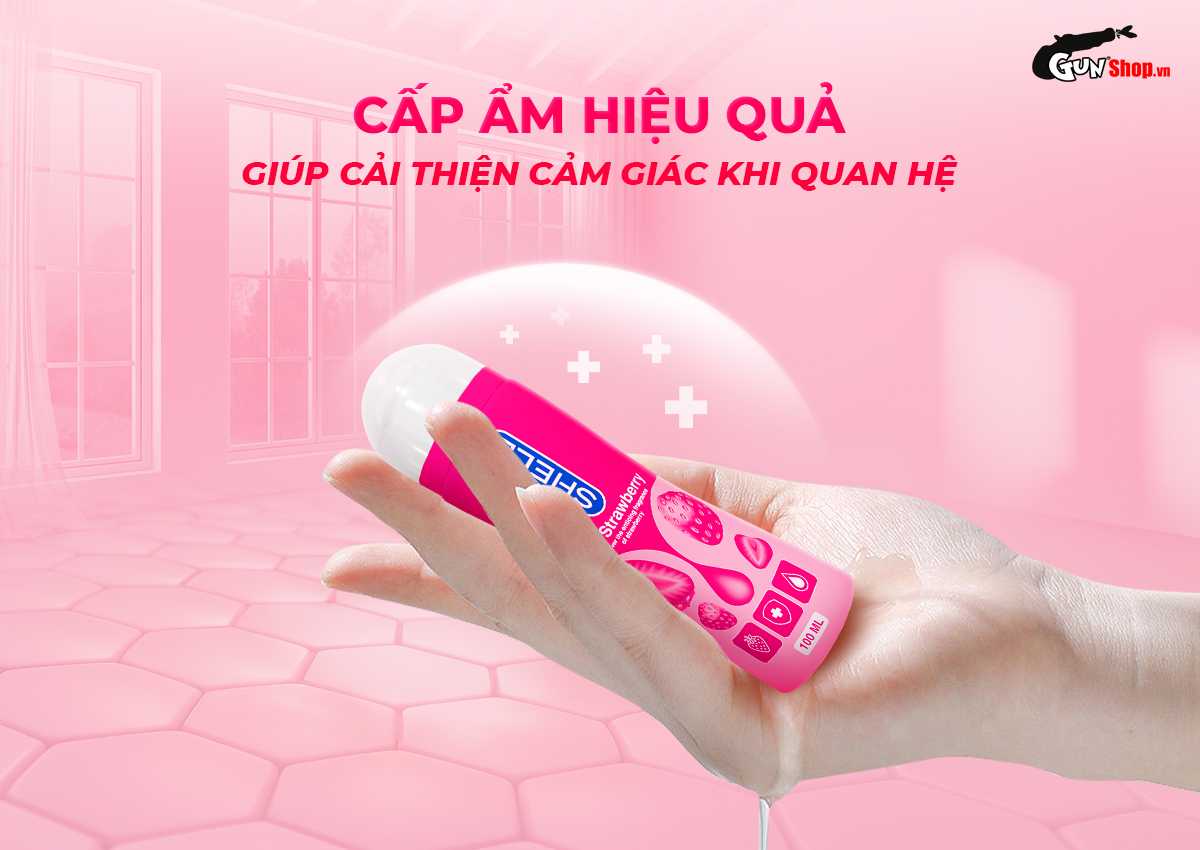 Gel bôi trơn hương dâu Shell Play Strawberry chính hãng tại Gunshop