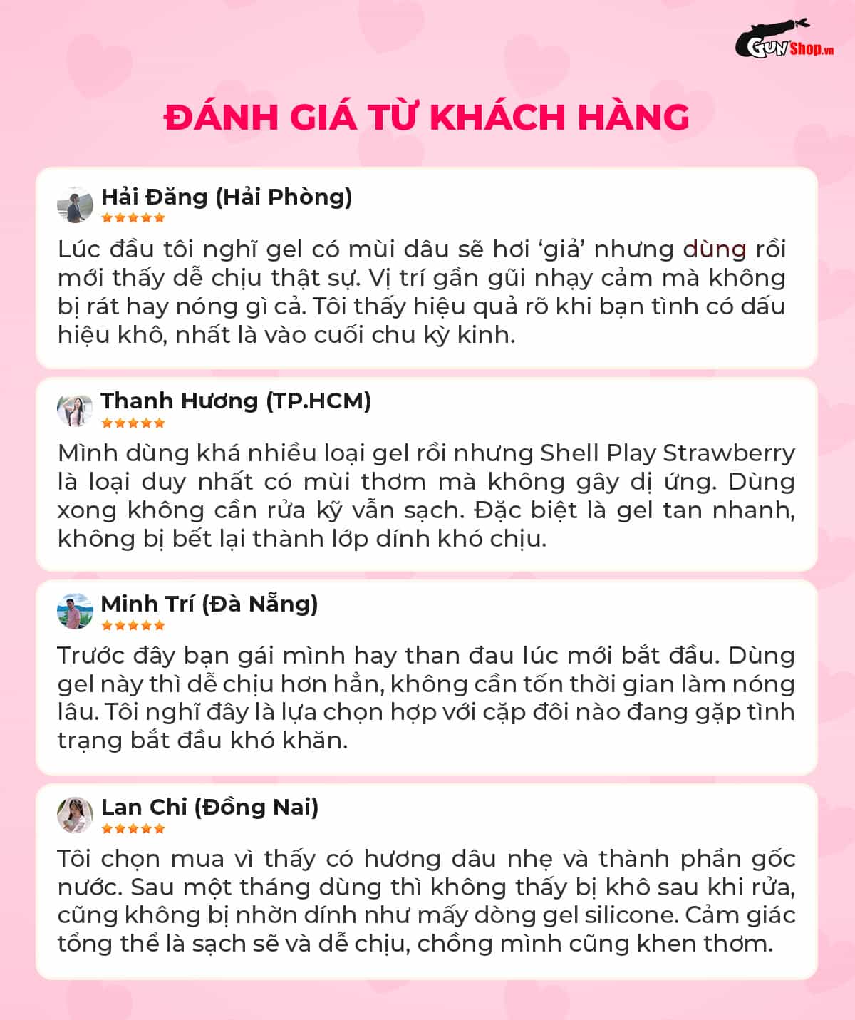 Review đánh giá gel bôi trơn hương dâu Shell Play Strawberry