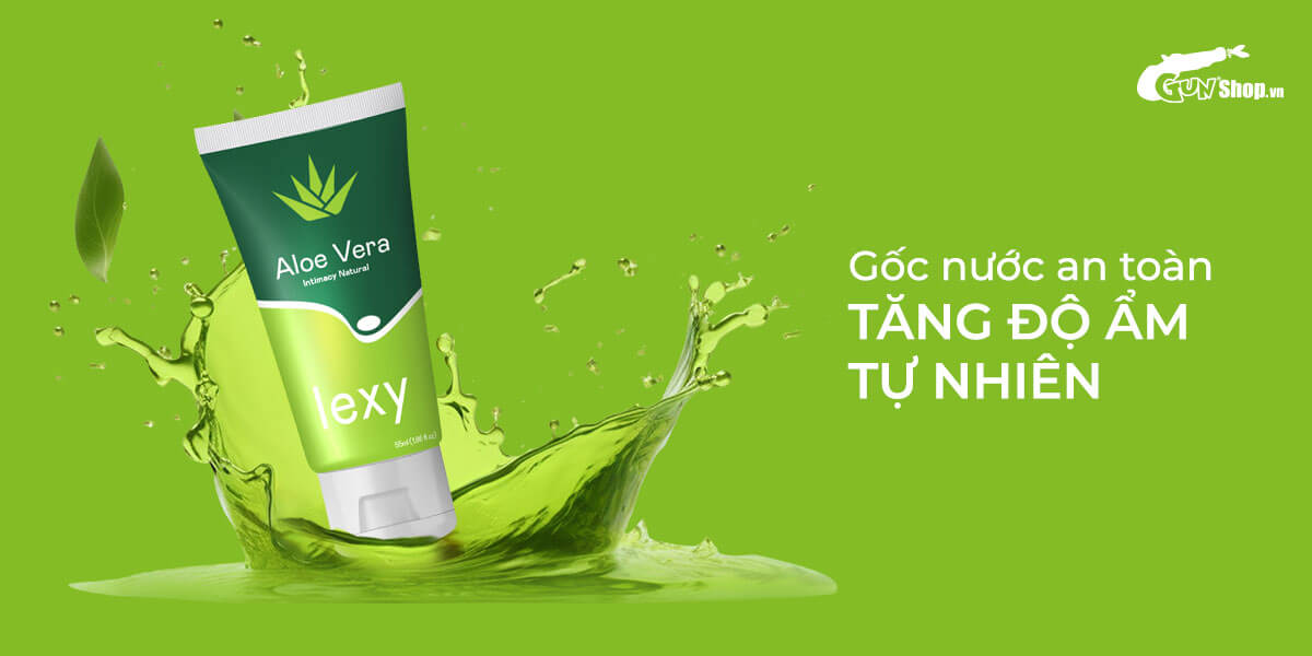 Gel bôi trơn tinh chất lô hội Lexy Aloe chính hãng giá rẻ