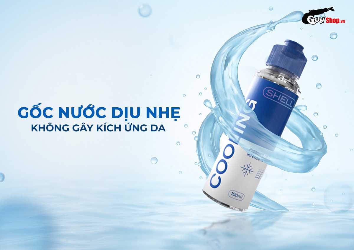 Gel bôi trơn mát lạnh Shell Cooling chính hãng, giá rẻ tại Gunshop