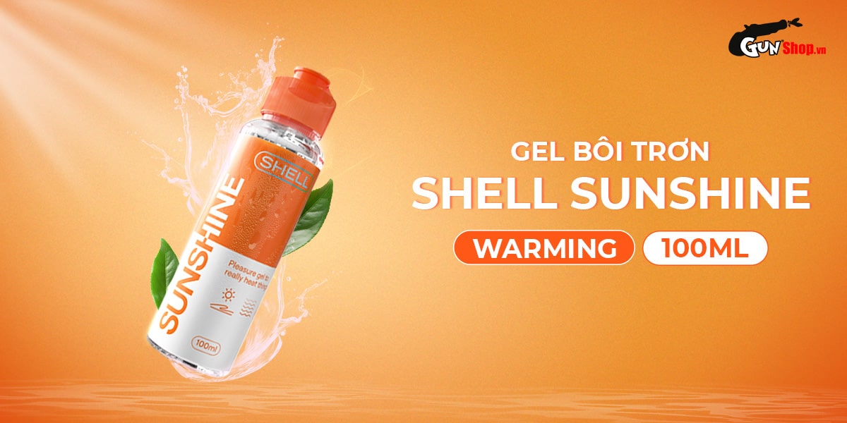 Gel bôi trơn ấm nóng Shell Sunshine