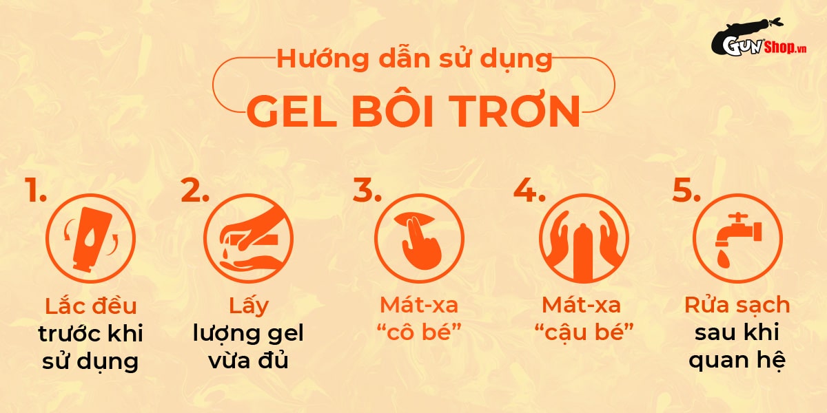 Gel bôi trơn ấm nóng Shell Sunshine chính hãng giá rẻ tại Gunshop.vn