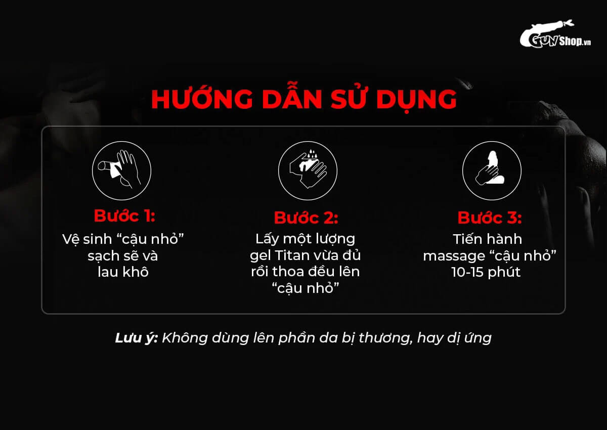Cách sử dụng gel Titan đạt hiệu quả tốt nhất