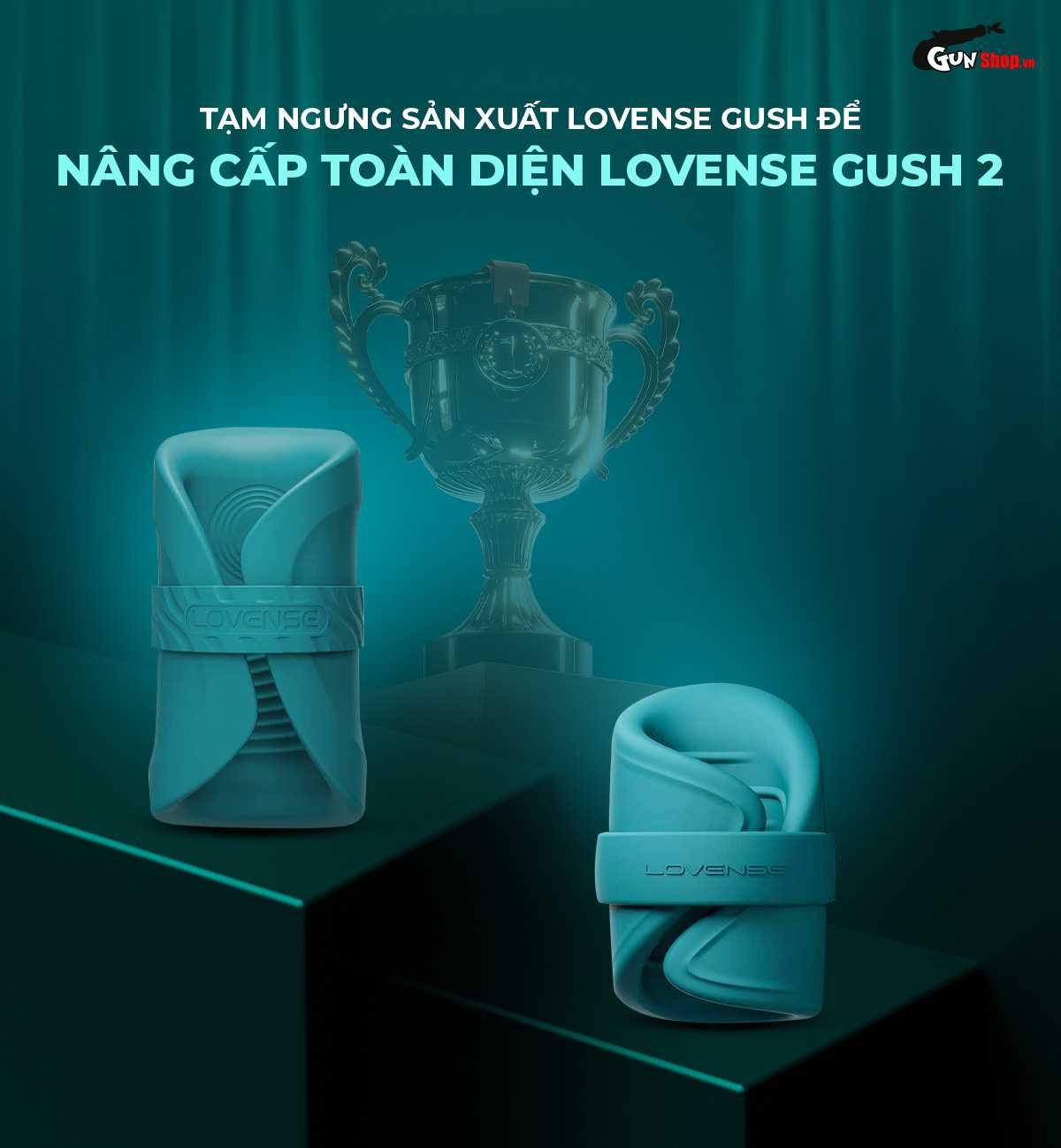 Vòng rung Lovense Gush 1 đã tạm dừng sản xuất thay vào đó là phiên bản Gush 2 nâng cấp mạnh mẽ hơn