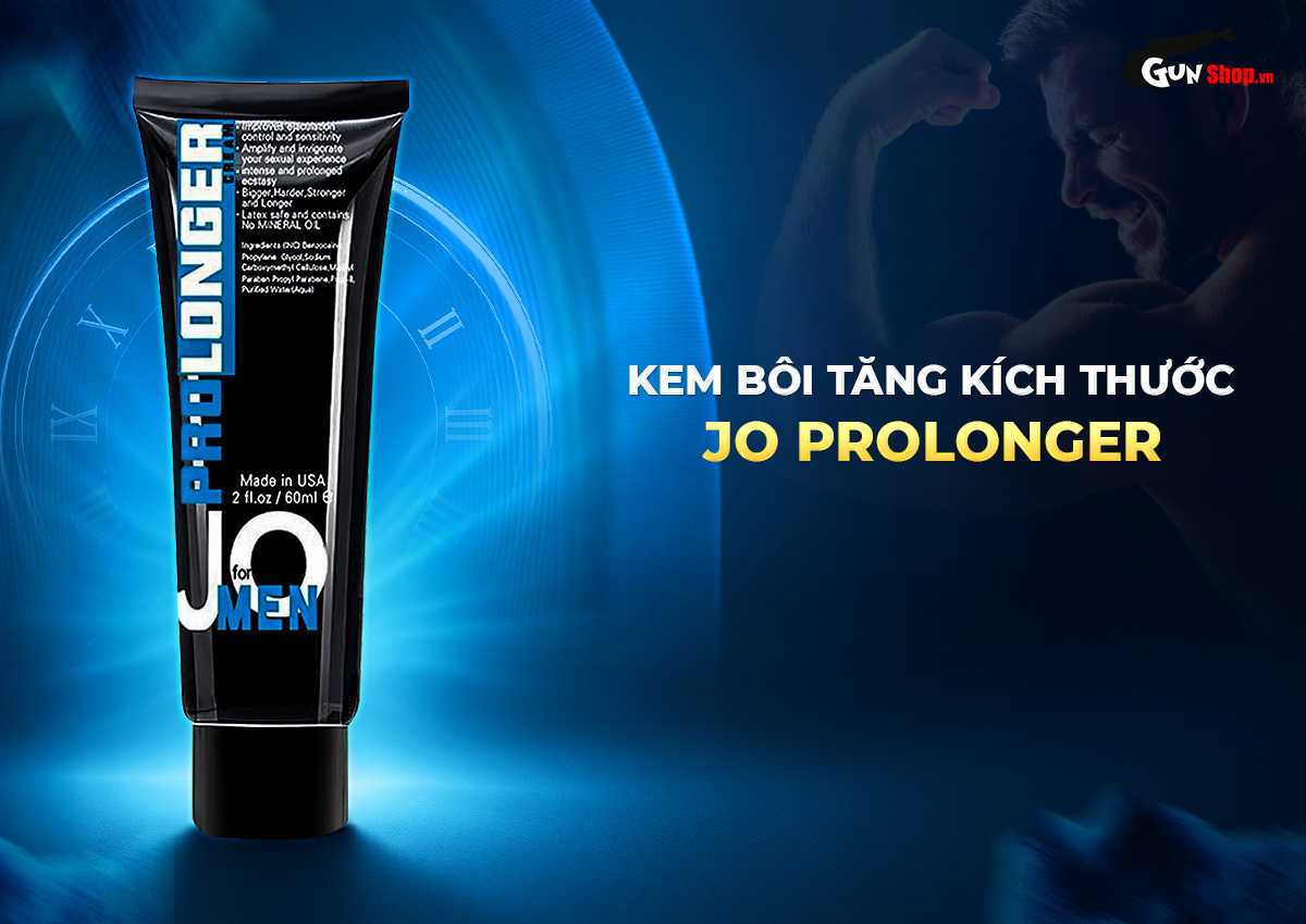 Kem bôi tăng kích thước, kéo dài thời gian JO Prolonger chính hãng tại Gunshop
