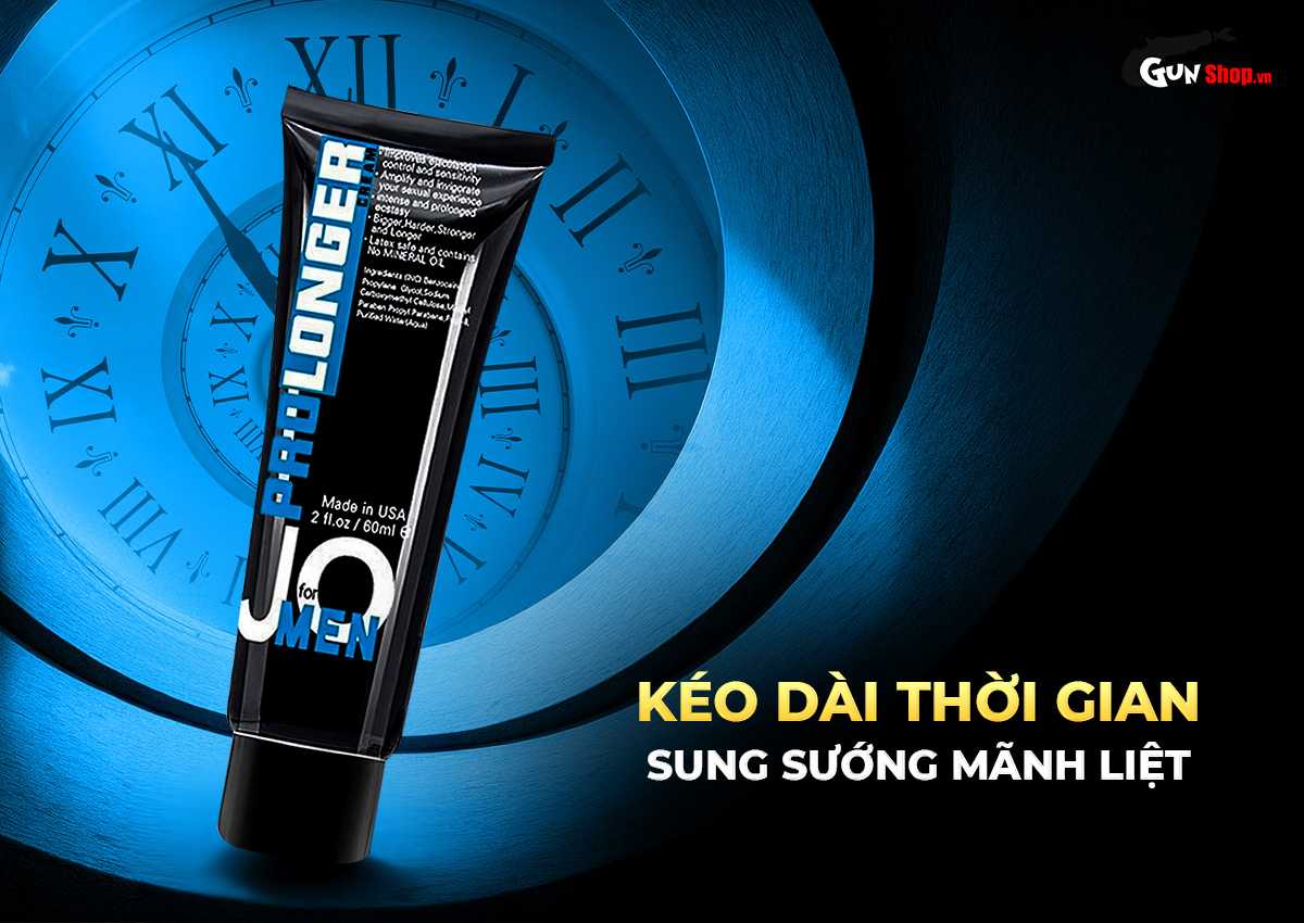 Kem bôi tăng kích thước, kéo dài thời gian JO Prolonger chính hãng tại Gunshop