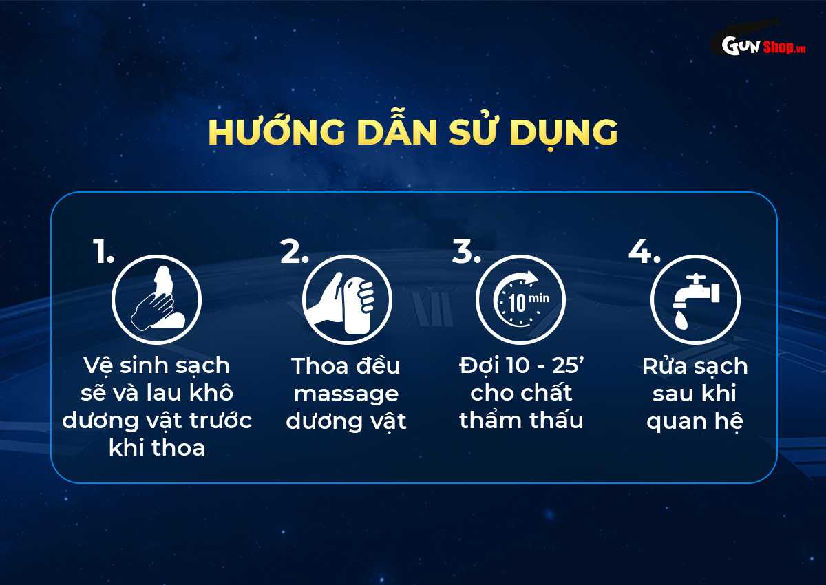 Hướng dẫn cách sử dụng kem bôi tăng kích thước JO Prolonger