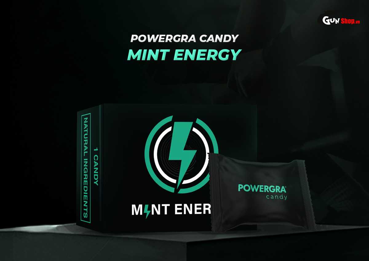 Kẹo bạc hà Powergra Mint Energy 1 viên chính hãng tại Gunshop