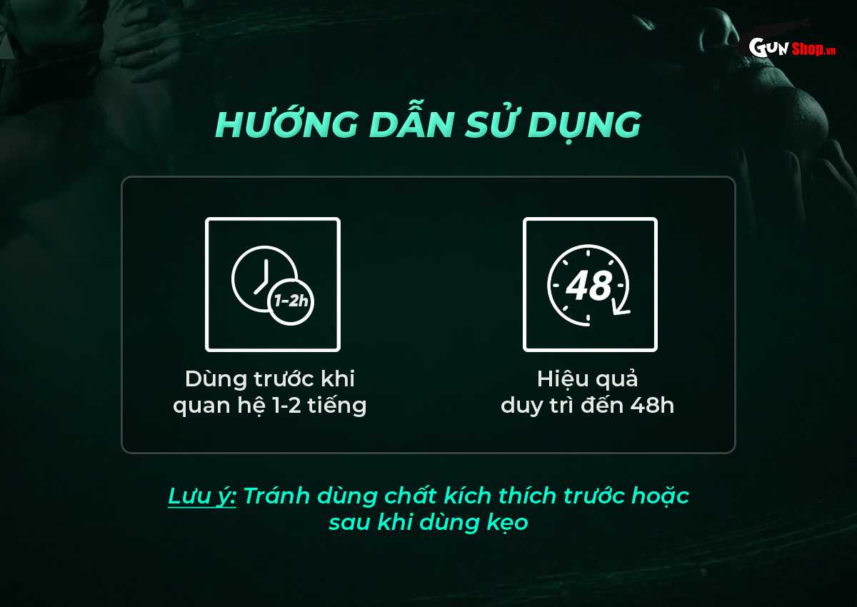 Hướng dẫn sử dụng kẹo bạc hà Powergra Mint Energy tăng cường sinh lý – 1 viên