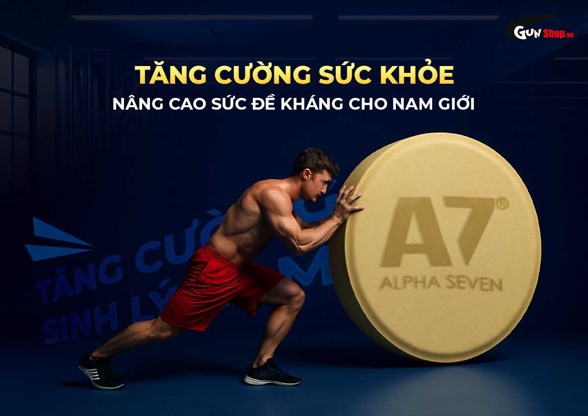 Kẹo nhân sâm Alpha Seven A7 tăng cường sinh lý, cải thiện rối loạn cương dương