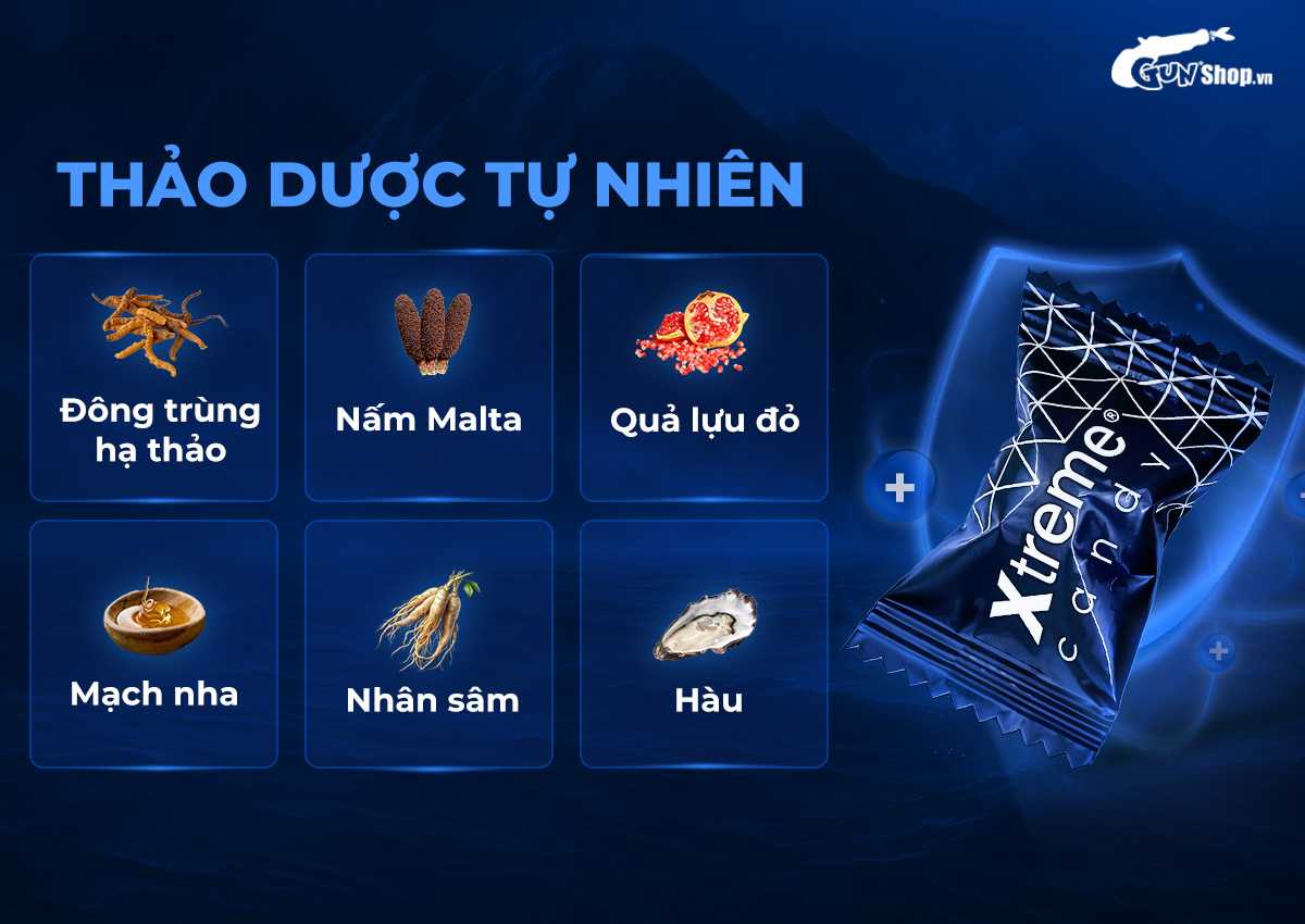 Kẹo nhân sâm Xtreme chính hãng tại Gunshop