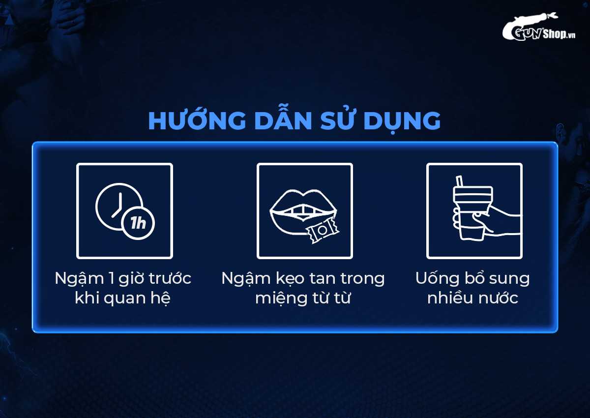 Hướng dẫn cách sử dụng kẹo nhân sâm Xtreme