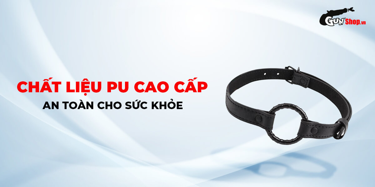 Khóa miệng BDSM Chisa Fierce Euphoria Black Metal O-ring Gag chính hãng tại Gunshop