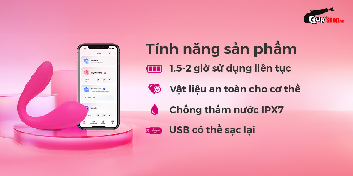 Trứng rung Lovense Dolce cao cấp - chính hãng - chất lượng tại Gunshop