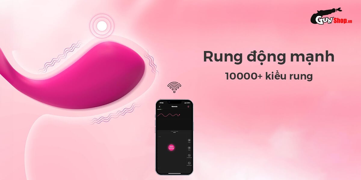 Trứng rung Lovense Lush 2 cao cấp - chính hãng - giá tốt tại Gunshop