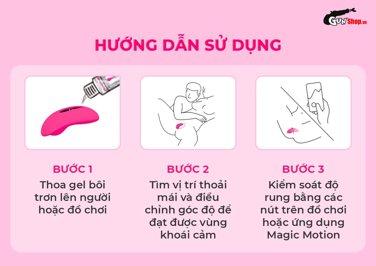Hướng dẫn sử dụng máy massage Magic Motion Candy