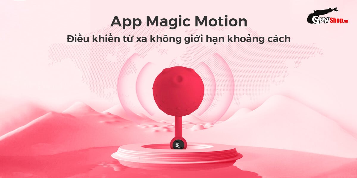 Trứng rung Magic Motion Fugu Đỏ cao cấp chính hãng tại Gunshop