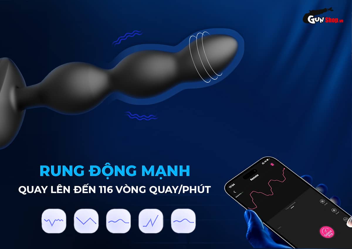 Máy massage hậu môn Lovense Ridge cao cấp tại Gunshop