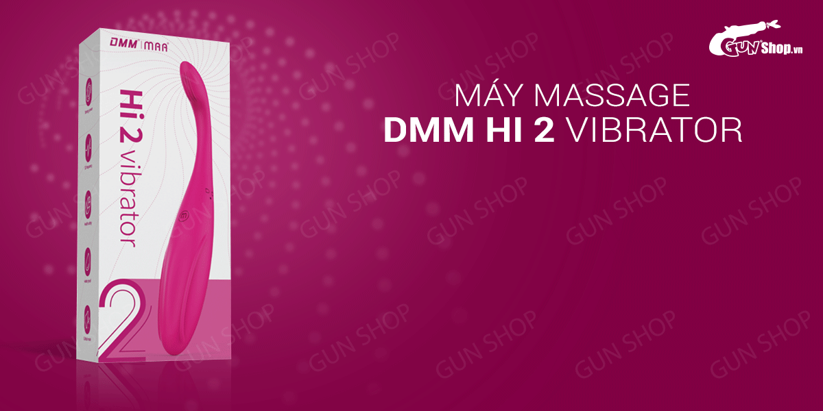 Máy massage kích thích DMM Hi 2 Vibrator chính hãng giá rẻ tại Gunshop