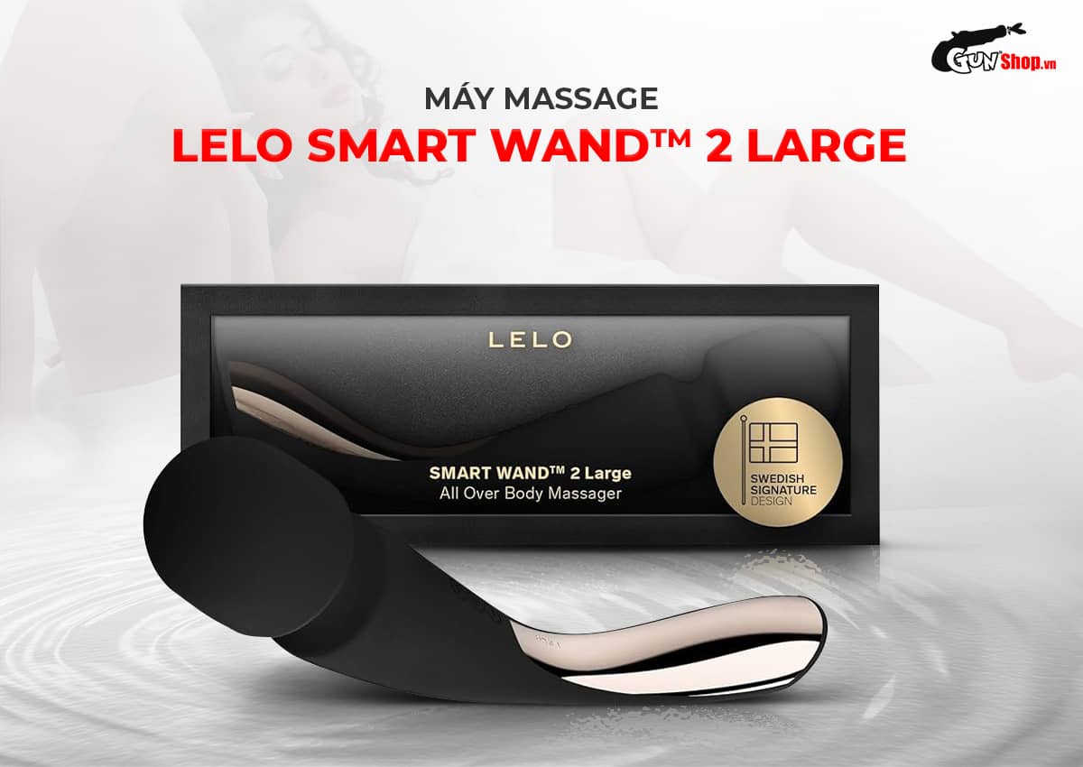Máy massage Lelo Smart Wand 2 Large cao cấp tại Gunshop