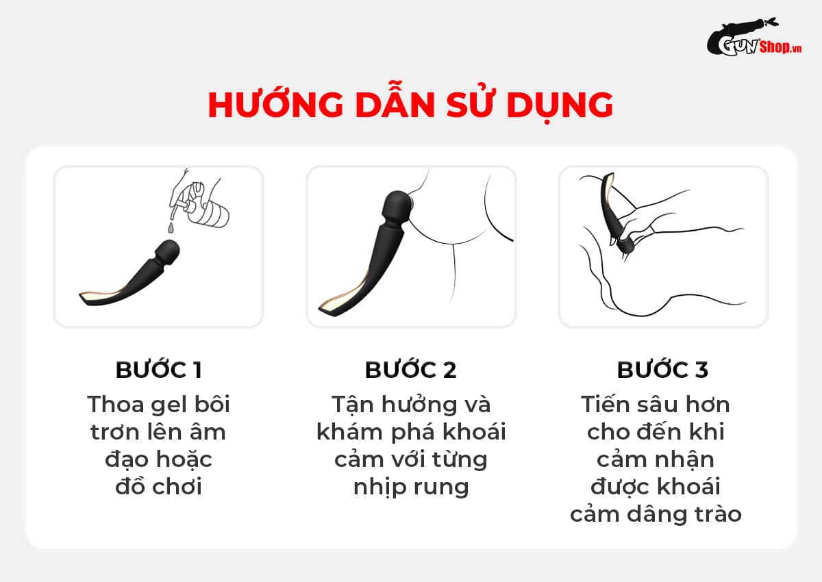 Cách sử dụng máy massage Lelo Smart Wand 2 Large