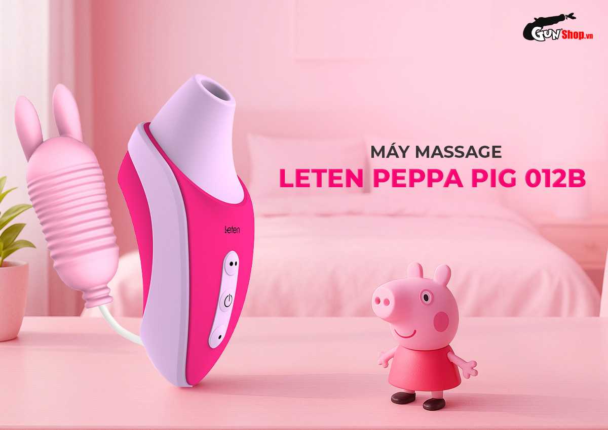 Máy massage Leten Peppa Pig 012B chính hãng tại Gunshop