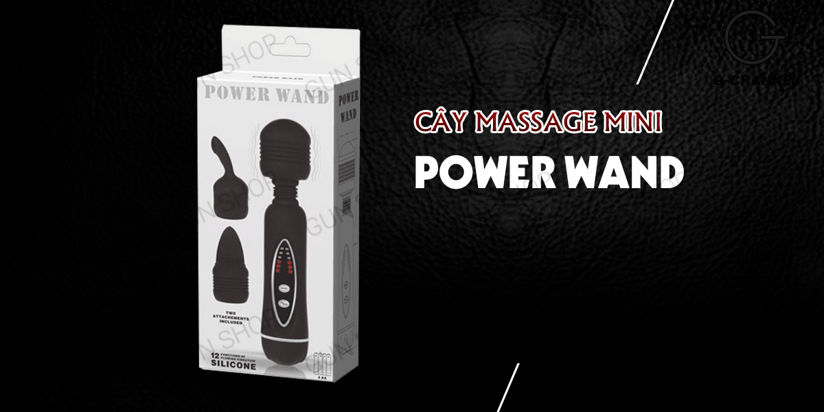 Cây massage mini Baile Power Wand cao cấp chính hãng tại gunshop.vn