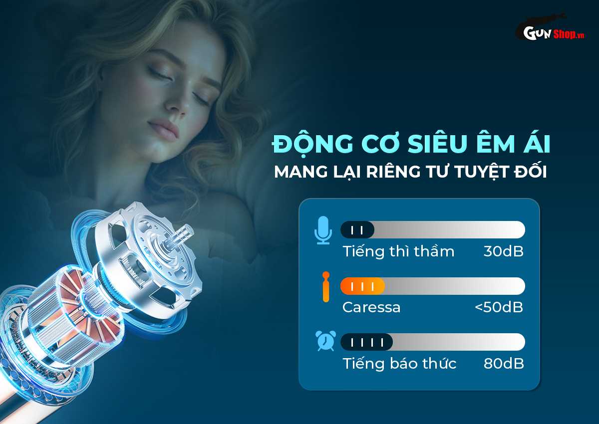 Máy massage Shelly Play Caressa kích thích toàn thân chính hãng tại Gunshop