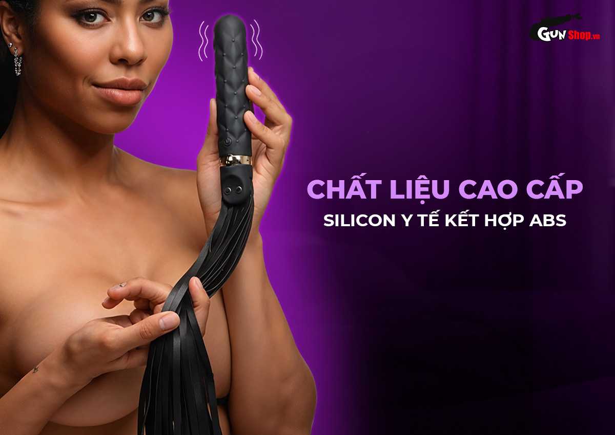 Máy massage Shelly Play Vibelash kết hợp roi da BDSM chính hãng tại Gunshop