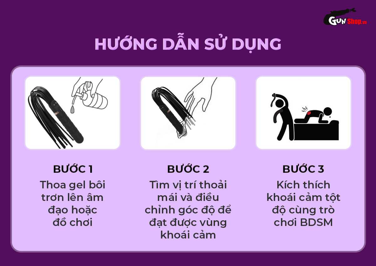 Hướng dẫn sử dụng máy massage kết hợp BDSM Shelly Play Vibelash