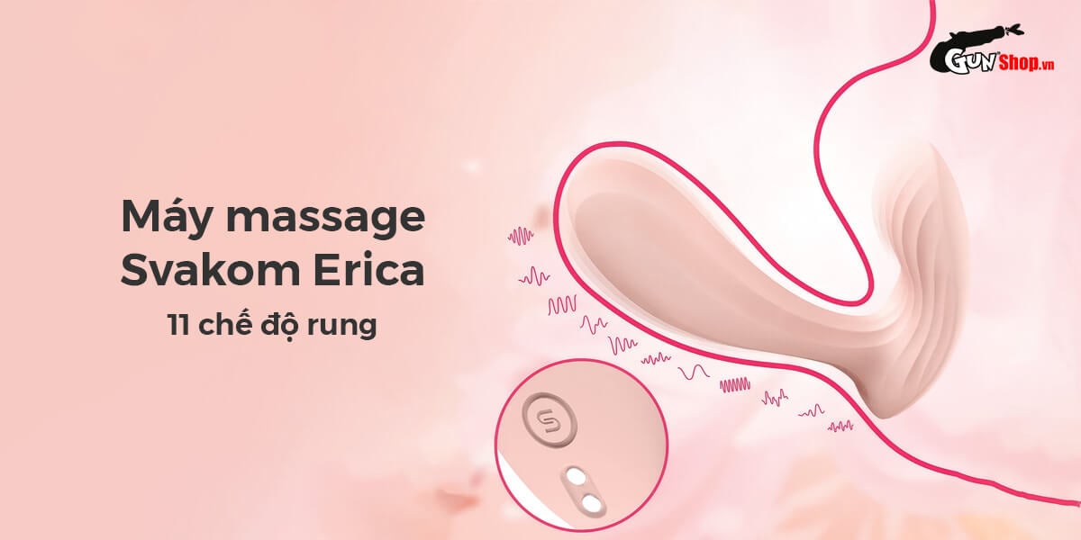 Máy massage Svakom Erica chính hãng cao cấp tại Gunshop