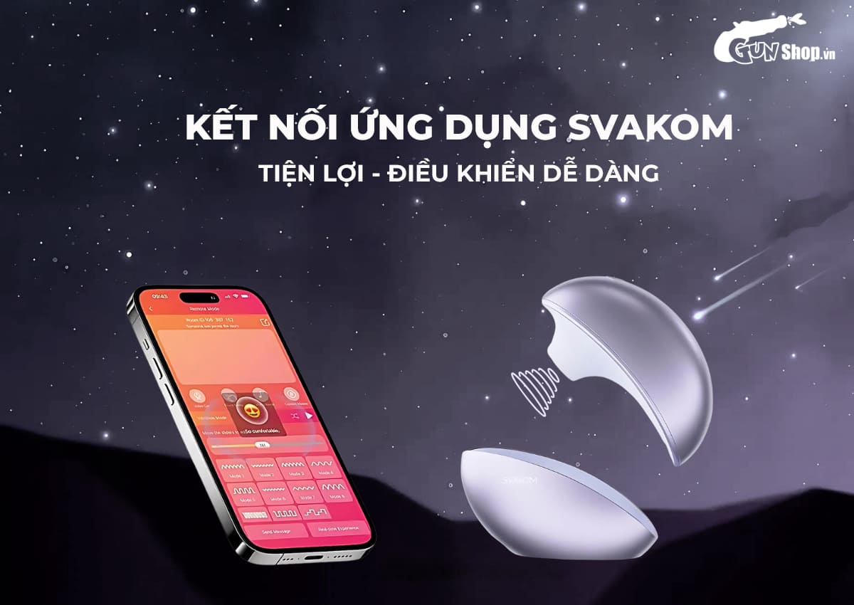 Máy massage Svakom Galaxie chính hãng tại Gunshop