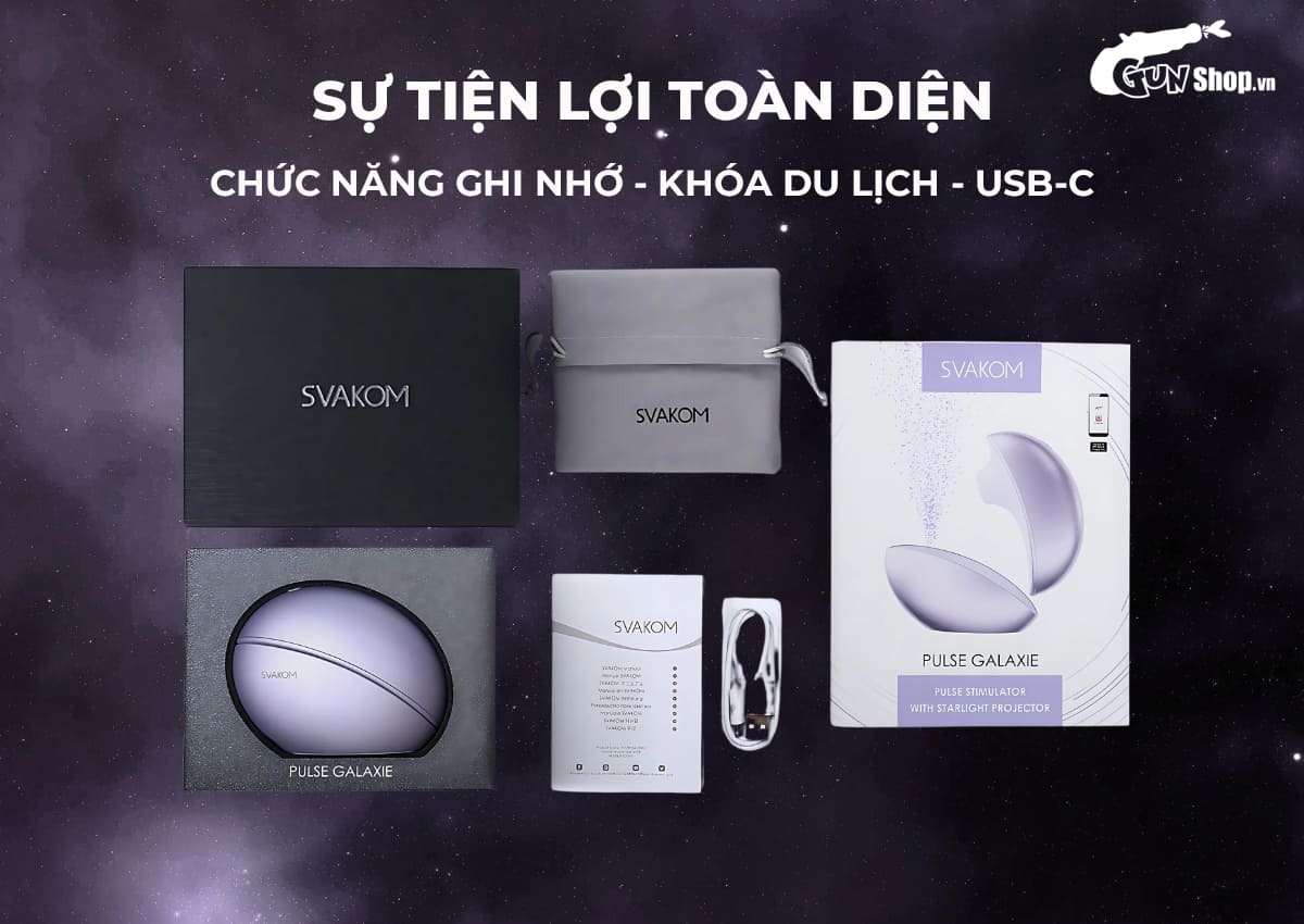 Máy massage Svakom Galaxie chính hãng tại Gunshop