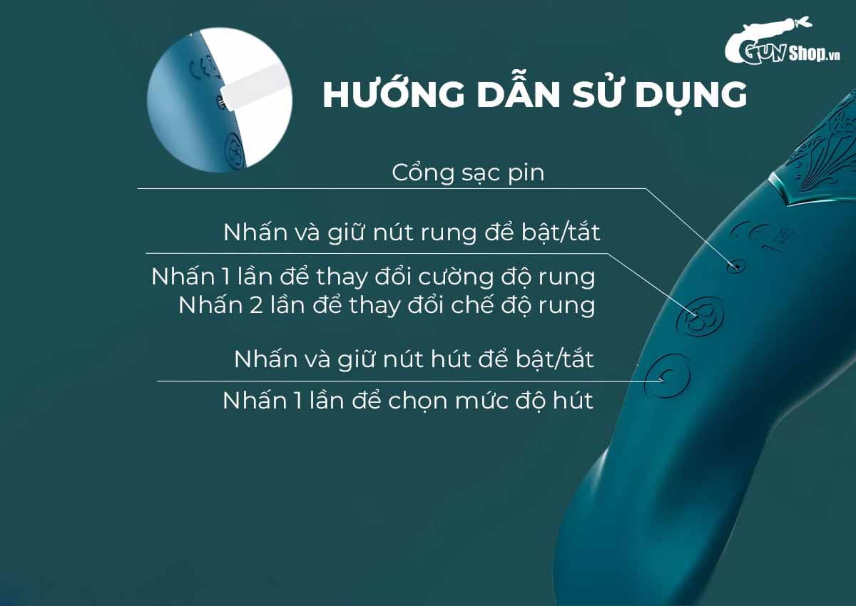 Hướng dẫn sử dụng máy massage Svakom Qingdai Shy Peacock