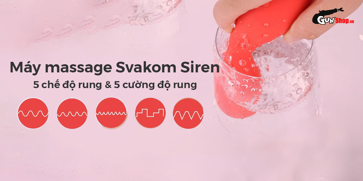 Máy massage Svakom Siren chính hãng cao cấp tại Gunshop