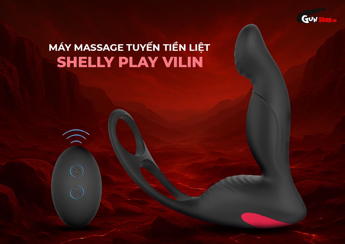 Máy massage tuyến tiền liệt Shelly Play Vilin chính hãng tại Gunshop