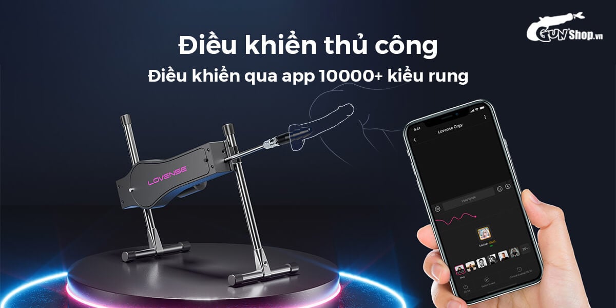 Máy rung Lovense Sex Machine cao cấp chính hãng tại Gunshop