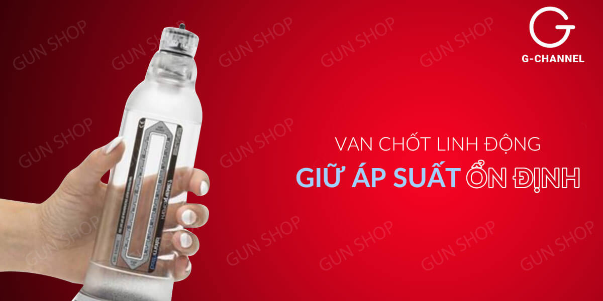 Máy tập tăng kích thước dương vật Hydromax X30 cao cấp tại gunshop.vn