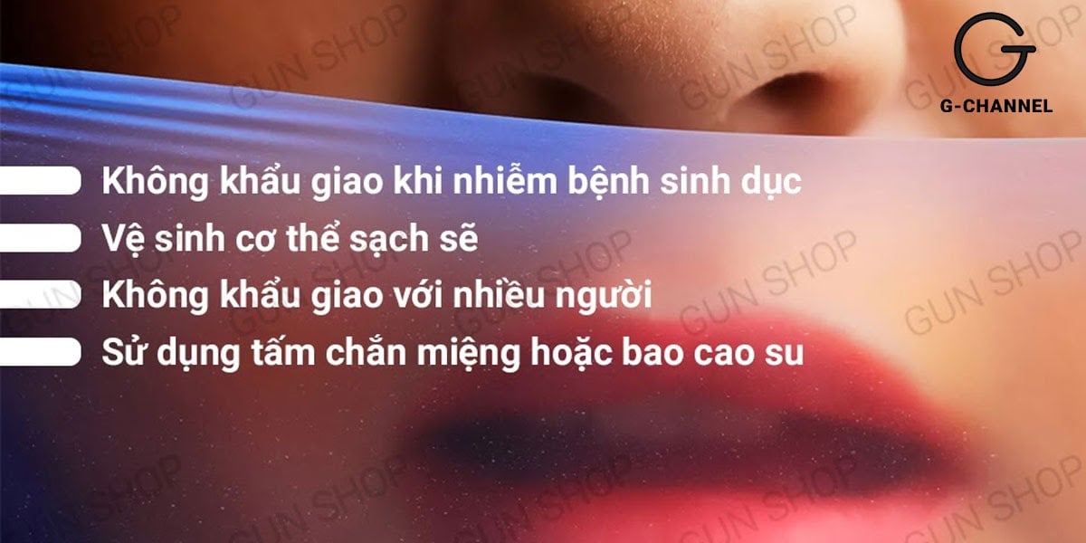 Quan hệ bằng miệng có hại gì đến sức khỏe không?