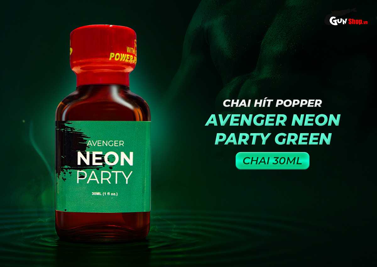 Chai hít Popper Avenger Neon Party Green chính hãng tại Gunshop